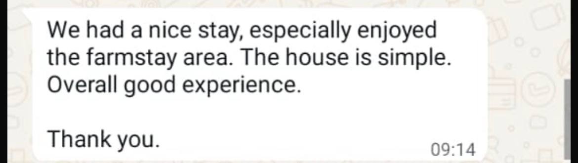 Guest: Nice stay, especially enjoyed the farmstay area